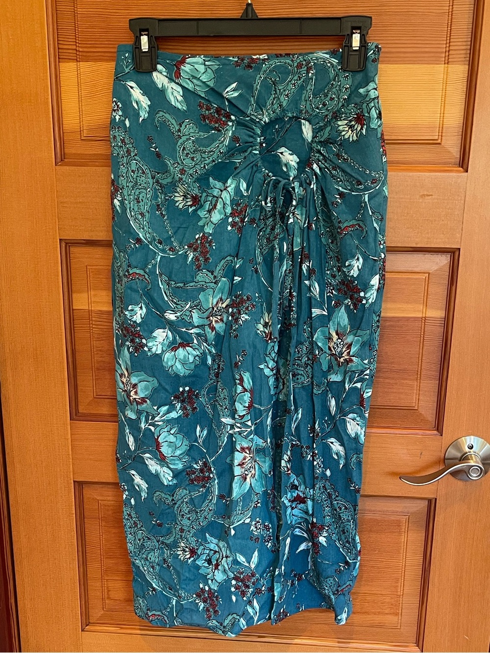 Band of the Free Floral Teal Skirt - NWT - Small